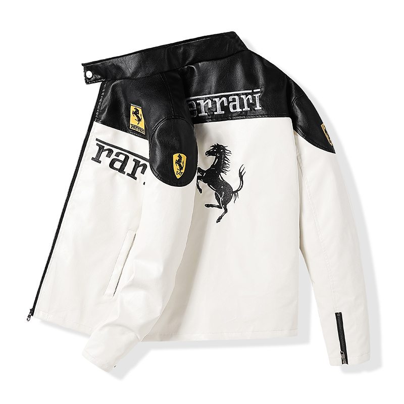 Ferrari Leather Jacket GT Rush Series - Image 4