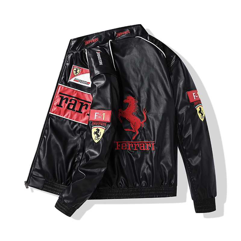 Ferrari Leather Jacket F1 Classic Series - Image 4
