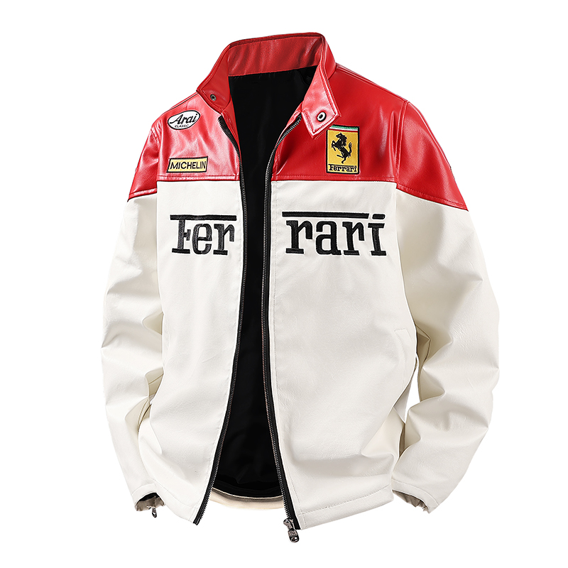 Ferrari Leather Jacket GT Rush Series