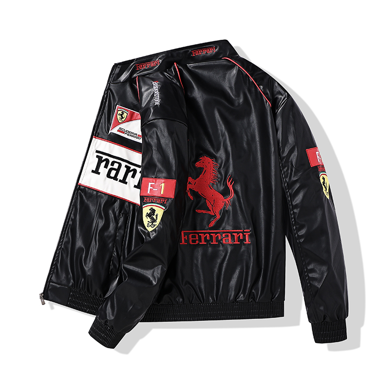 Ferrari Leather Jacket F1 Classic Series - Image 3