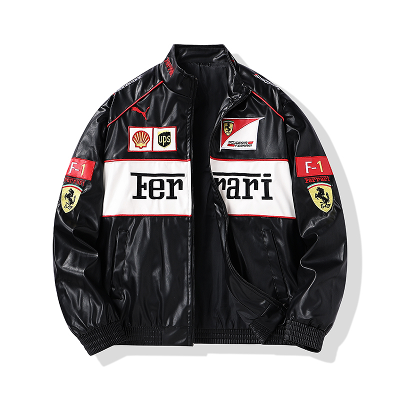 Ferrari Leather Jacket F1 Classic Series - Image 2