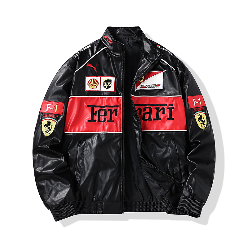 Ferrari Leather Jacket F1 Classic Series