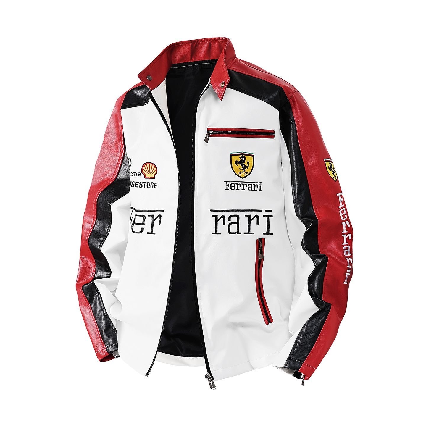 Ferrari Leather Jacket Velocity Series