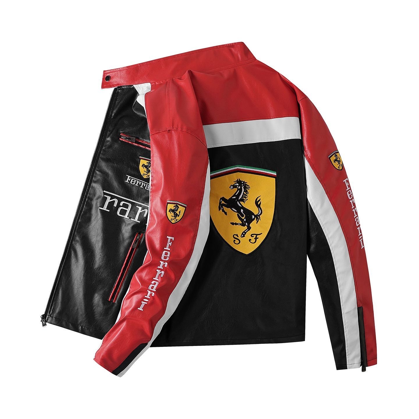 Ferrari Leather Jacket Velocity Series - Image 4